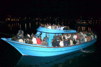 Eritrean Refugees trying to get to safety through danger, because there is more dangers at home!