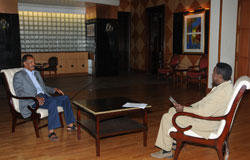 Eritrean President Isaias Talking to the Eritrean National Media