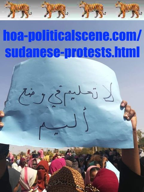 The Sudanese protest will conquer the terrorist regime of Sudan. There's no go back, until we throw this regime away & erase all of its conducts.