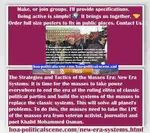 The New Era Systems are mass systems. This is a new global political project of veteran activist and journalist Khalid Mohammed Osman to change the world.