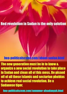 News stories about Sudan with some economical, political and social analyses to know everything about the economical, political and social life in Sudan, so you understand why this state has seceded & deteriorated since the independence in 1956.