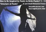 HOA's English Poetry in examples to learn from them and inspire by poetry to write poetry. Insights on poetry elements and structure to widen your knowledge.