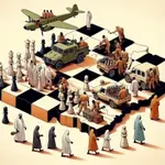 Sudan Is Not a Pawn - Military Council Chess Game