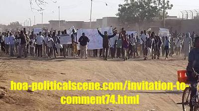 Invitation to Comment 74: Sudanese December 2018 Intifada 80.