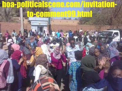 hoa-politicalscene.com/invitation-to-comment99.html: Sudanese women prisoners of conscience in context of December 2018-January 2019 intifada! المعتقلات السياسيات السودانيات في إطار إنتفاضة ديسمبر ٢٠١٨م - يناير ٢٠١٩م