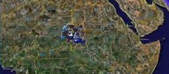 A Lake of Sweat Water Under the Soil of Darfur, Sudan.