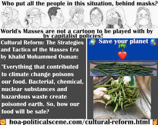hoa-politicalscene.com/cultural-reform.html - Cultural Reform: Fresh organic, but rotten green beans in many supermarkets, which indicates that there is no control to ensure food safety.
