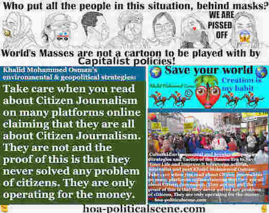 Citizen Journalism Save the From Political Catastrophes!