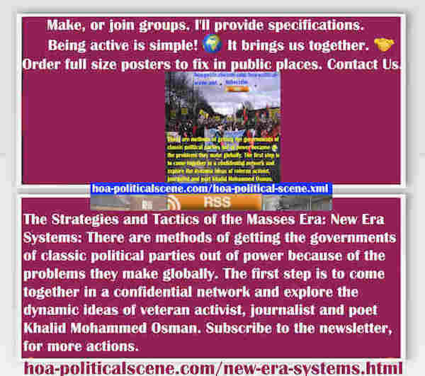 hoa-politicalscene.com/new-era-systems.html - The Strategies and Tactics of the Masses Era: New Era Systems: Methods to get classic political parties out of power out of power and build mass systems.