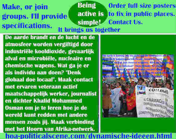 hoa-politicalscene.com/dynamische-ideeen.html - Dynamische ideeën: De aarde brandt en de lucht en de atmosfeer worden vergiftigd door industriële kooldioxide, gevaarlijk afval en microbiële...