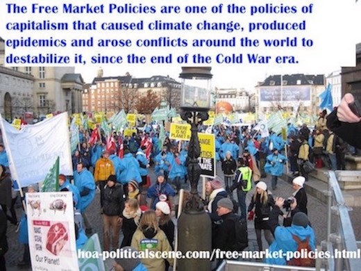 Free Market Policies are capitalism monopoly. They have harmful effects on your life as an individual, in addition to dangerous issues you don't know about.