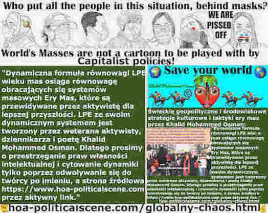 hoa-politicalscene.com/globalny-chaos.html - Globalny Chaos - Polish: Dynamiczna formuła równowagi LPE wieku mas osiąga równowagę obracających się systemów masowych Ery Mas.