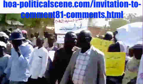 hoa-politicalscene.com/invitation-to-comment81-comments.html: Invitation to Comment 81 Comments: Political statements on December 2018 revolution in Sudan عارف بيحصل شنو، إذا ما نجحت مظاهرات ديسمبر ٢٠١٨م في السودان؟