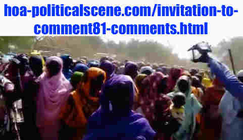 hoa-politicalscene.com/invitation-to-comment81-comments.html: Invitation to Comment 81 Comments: Political statements on December 2018 uprising in Sudan عارف بيحصل شنو، إذا ما نجحت مظاهرات ديسمبر ٢٠١٨م في السودان؟