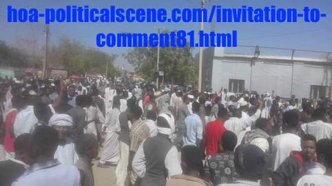 hoa-politicalscene.com/invitation-to-comment81.html: Invitation to Comment 81: Political statements on December 2018 revolution in Sudan عارف بيحصل شنو، إذا ما نجحت مظاهرات ديسمبر ٢٠١٨م في السودان؟