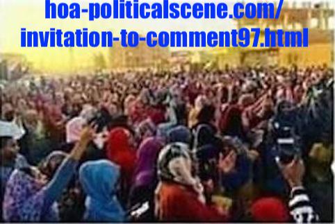 hoa-politicalscene.com/invitation-to-comment97.html: Invitation to Comment 97: About the Sudanese revolution from December 2018 to January 2019! حول الثورة السودانية الممتدة من ديسمبر ٢٠١٨م الي يناير ٢٠١٩م. 