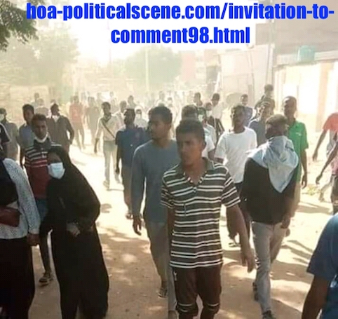 hoa-politicalscene.com/invitation-to-comment98.html: Sudanese prisoners of conscience in context of December 2018-January 2019 revolution! المعتقلون السياسيون السودانيون في إطار ثورة ديسمبر ٢٠١٨م - يناير ٢٠١٩م. 