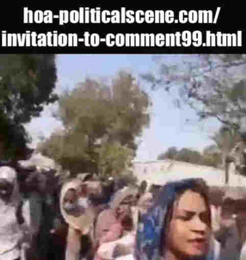 hoa-politicalscene.com/invitation-to-comment99.html: Invitation to Comment 99: Sudanese women prisoners of conscience in context of December 2018-January 2019 protests! المعتقلات السياسيات السودانيات في إطار إحتجاجات ديسمبر ٢٠١٨م - يناير ٢٠١٩م. 
