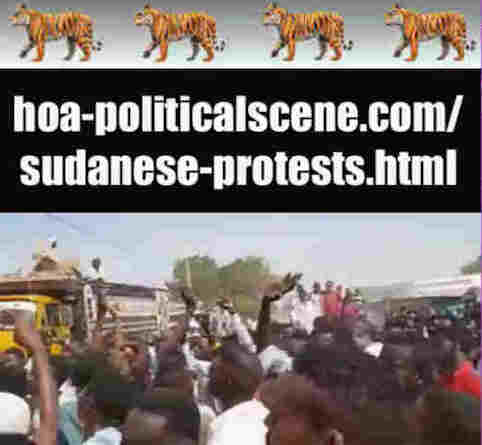 hoa-politicalscene.com/sudanese-protests.html: Sudanese Protests: يوميات الثورة السودانية في يناير 2019م. Diary of the Sudanese uprising in January 2019.