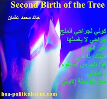 hoa-politicalscene.com/hoas-images.html - HOAs Images: Couplet of poetry from "Second Birth of the Tree", by poet Khalid Mohammed Osman on imaginative rabbit in white with beautiful colors.