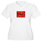 HOA's Poetess Plus Size V-Neck T-Shirt