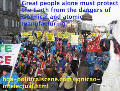 hoa-politicalscene.com/ignicao-intelectual.html: Ignição intelectual: Great people alone must protect the Earth from the dangers of chemical and atomic manufacturing.