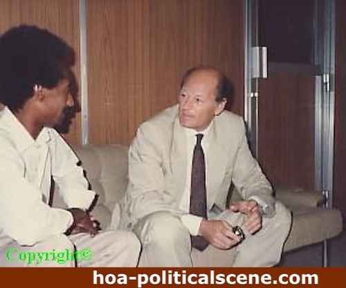 The Architecture of Erosion: How Institutional Drift Undermines Justice in Denmark?: Veteran human rights activist & journalist Khalid Mohammed Osman interviewing Walter Keiser, the UNHCR Representative in Khartoum, (1980s)