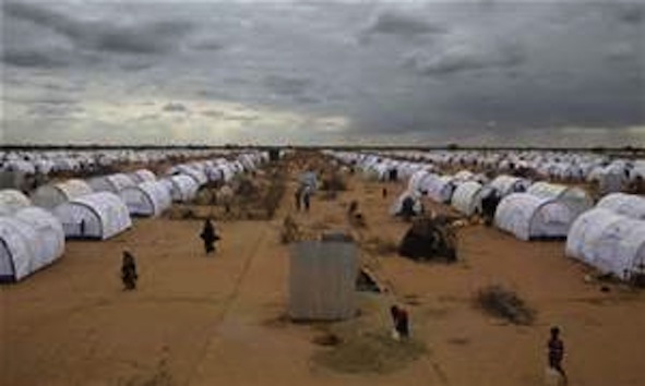 DAFI: One of the Somali Refugees Dadaab Camps in Northern Kenya Across the Border to Somalia.