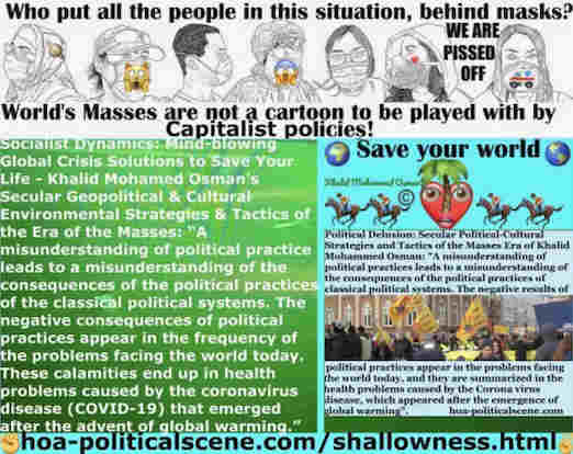hoa-politicalscene.com/shallowness.html: Political Shallowness: Misunderstanding of political practice leads to misunderstanding the consequences of the political practices of the classic systems.