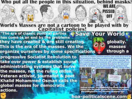 hoa-politicalscene.com/socialist-revolution.html - Socialist Revolution: HOA Climate Change Requires Governments Change! The era of classic systems of classic political parties comes to an end.