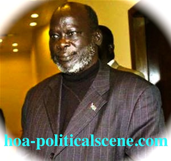 Comprehensive Peace Agreement in Sudan: The Sudanese John Garang, former SPLA/SPLM leader.