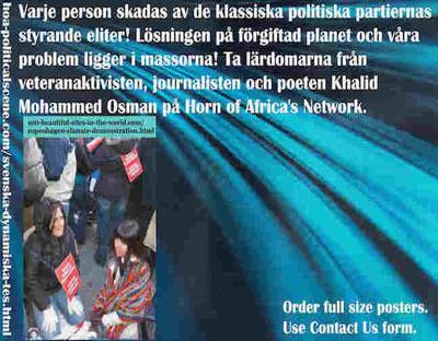 hoa-politicalscene.com/svenska-dynamiska-tes.html - Svenska Dynamiska Tes: Varje person skadas av de klassiska politiska partiernas styrande eliter! Lösningen på förgiftad planet och våra problem ligger i massorna.