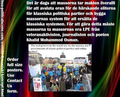 hoa-politicalscene.com/svenskt-dynamiskt-koncept.html - Svenskt Dynamiskt Koncept: Det är dags att massorna tar makten överallt för att avsluta eran för de härskande eliterna för klassiska politiska partier..