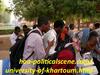 Khartoum University students rejects destructing the university and selling the sight.