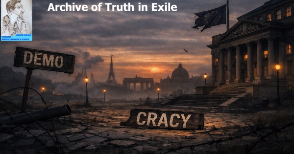 When, Why and How the European Paradise Became Hell on Earth?: An image illustrating the break of such democracy that continues to happen since 1989, just after the break of the world political balance which continued until 1992. After that period, democracy in Europe dimmed. Reasons? Read and understand this specific issue of potential decay.