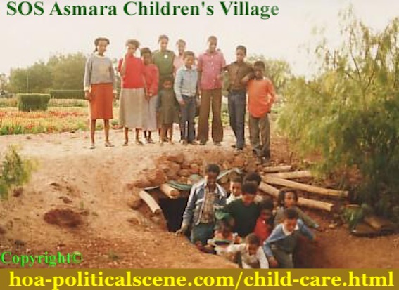 hoa-politicalscene.com/child-care.html - Child Care: Journalist Khalid Mohammed Osman, while taking care of child care with SOS to feature its efforts during wars in Asmara Children's Village.