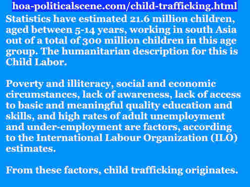 hoa-politicalscene.com/child-trafficking.html - Child Trafficking: A quote on the issue by Sudanese author, columnist, humanitarian activist and journalist Khalid Mohammed Osman to fight it.