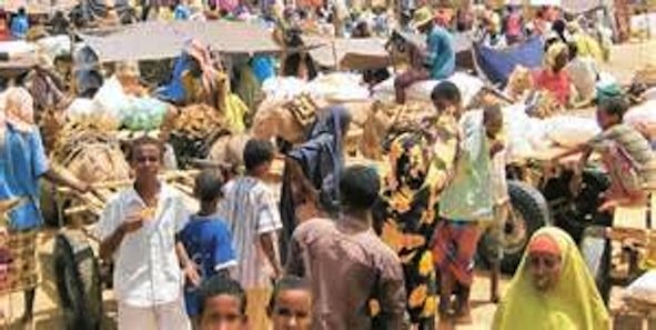DAFI: Crowds of the Somali Refugees in One of the Dadaab Camps in Kenya.