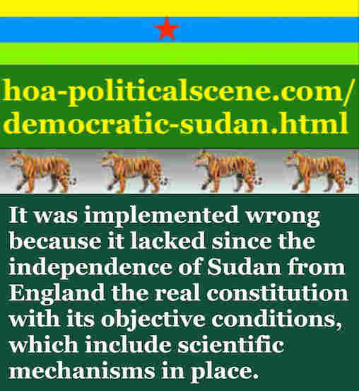 hoa-politicalscene.com/democratic-sudan.html - Democratic Sudan: A political quote by Sudanese columnist journalist and political analyst Khalid Mohammed Osman in English 3.