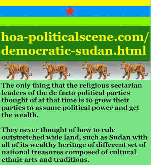 hoa-politicalscene.com/democratic-sudan.html - Democratic Sudan: A political quote by Sudanese columnist journalist and political analyst Khalid Mohammed Osman in English 4.