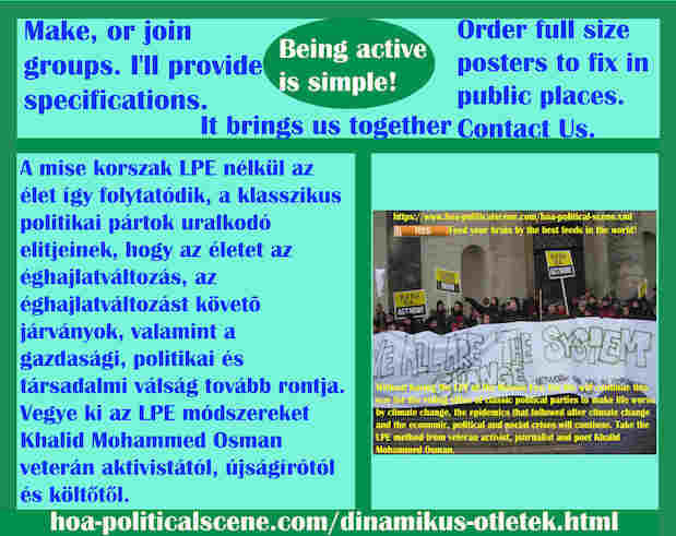 hoa-politicalscene.com/dinamikus-otletek.html - Dinamikus Ötletek: A mise korszak LPE nélkül az élet így folytatódik, a klasszikus politikai pártok uralkodó elitjeinek, hogy az életet az...