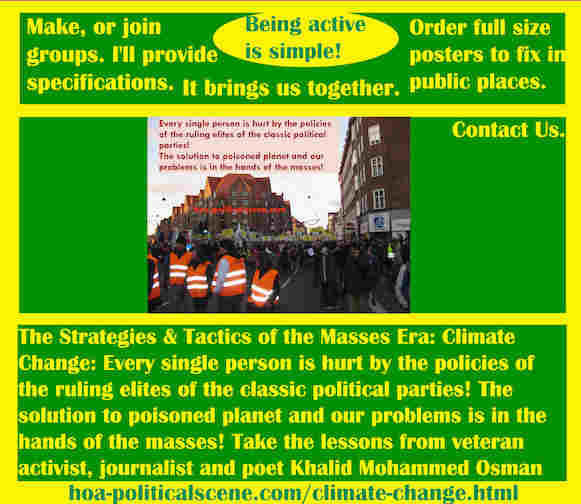 hoa-politicalscene.com/climate-change.html - Strategies & Tactics of Masses Era: Climate Change: Every single person is hurt by the policies of the ruling elites of the classic political parties!