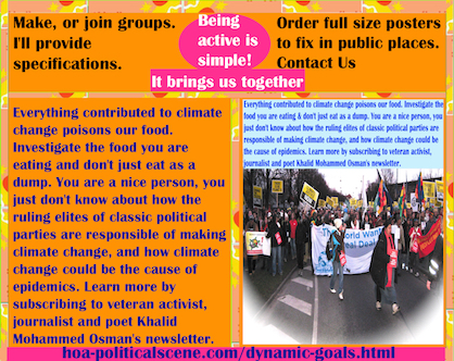 hoa-politicalscene.com/dynamic-goals.html - The Strategies and Tactics of the Masses Era: Dynamic Goals: Everything contributed to climate change poisons our food. Investigate the food you are eating.