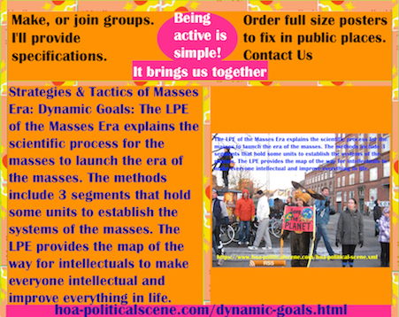 hoa-politicalscene.com/dynamic-goals.html - The Strategies and Tactics of the Masses Era: Dynamic Goals: Masses Era LPE 3 segments has systematical units to establish the systems of the masses.