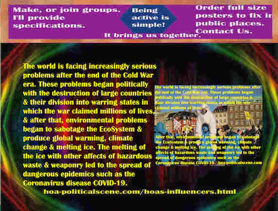 hoa-politicalscene.com/hoas-influencers.html - Strategies & Tactics of Masses Era: HOA's Influencers: The world is facing increasingly serious problems after the end of the Cold War era.