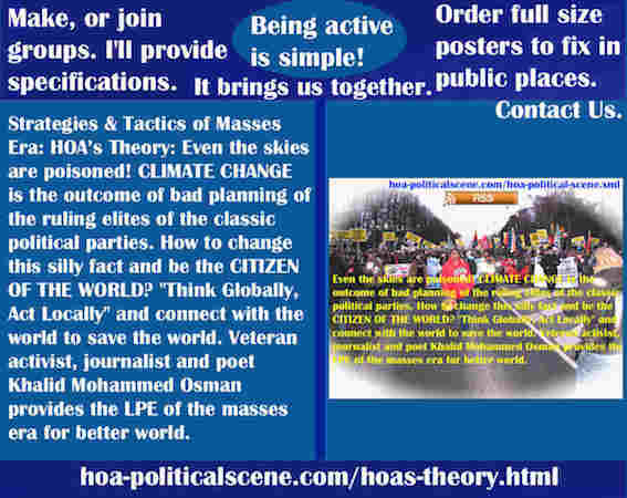 hoa-politicalscene.com/hoas-theory.html - Strategies & Tactics of Masses Era: HOA's Theory: Even the skies are poisoned! CLIMATE CHANGE is the outcome of bad planning of the ruling elites.