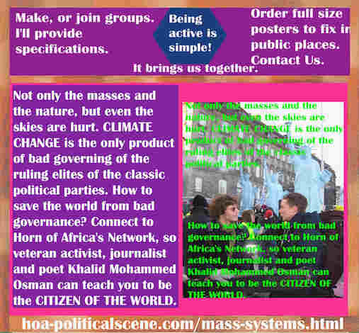 hoa-politicalscene.com/mass-systems.html - Strategies & Tactics of Mass Systems: Not only the masses and the nature, but even the skies are hurt. CLIMATE CHANGE is the only product of bad governing.