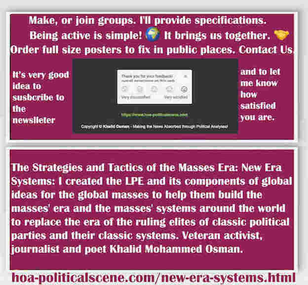 hoa-politicalscene.com/new-era-systems.html - The Strategies and Tactics of the Masses Era: New Era Systems: I created Masses Era strategies & tactics for global masses to help them build masses era.