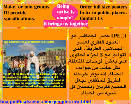 hoa-politicalscene.com/peoples-era.html - The Strategies and Tactics of the People's Era: إن LPE لعصر الجماهير هو العمود الفقري لعصر الجماهير. الطريقة، التي تتوافق مع 3 أجزاء تحتوي على وحدات