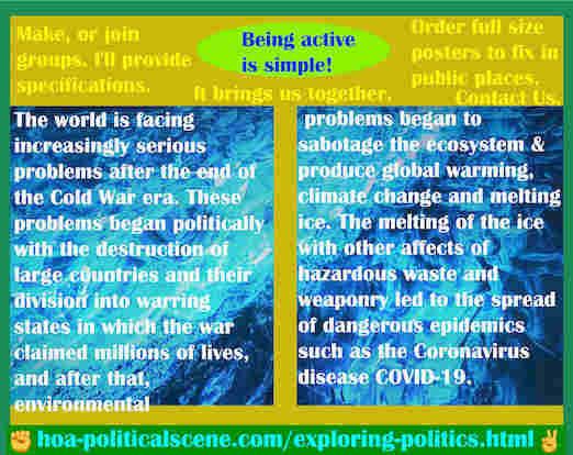 hoa-politicalscene.com/exploring-politics.html - Exploring Politics: World is facing increasingly serious problems after the Cold War era. They began politically by destructing large countries.